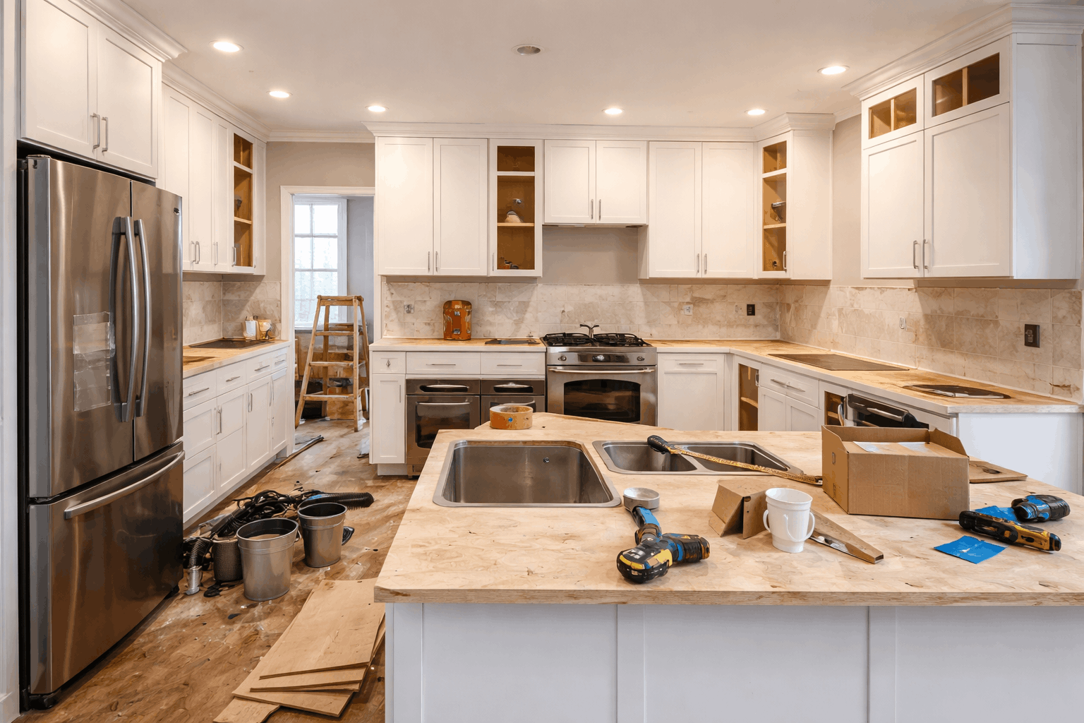 before Shaker Cabinets